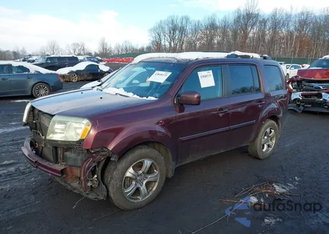 2014 Honda Pilot Ex-L из США, поврежденный, VIN 5FNYF4H54EB008300